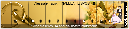 Ticker matrimonio