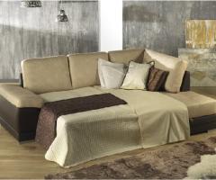 Poltrone & Divani - Divano angolare con letto estraibile