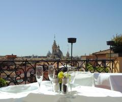 Minerva Roof Garden con vista su San Pietro