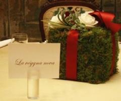 Centrotavola creativo per il ricevimento nuziale