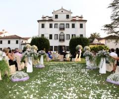 Celebrazione delle nozze a Villa Contarini Nenzi