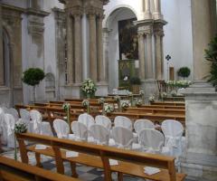 Addobbo floreale chiesa
