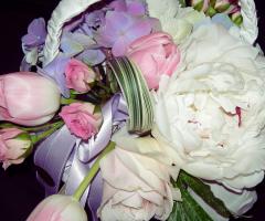 Bouquet rose e peonie