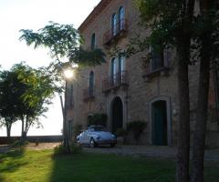 L'ingresso della Tenuta il Pilaccio nel Cilento