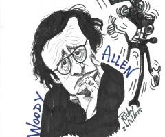 Ricky Caricaturas - Woody Allen