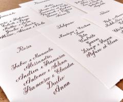 Silvia Raimondi Calligrafia - Tableau de marriage