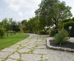 Parco che circonda il ristorante