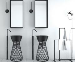 Desidea Arredamenti - Lavabo d’arredo a colonna Wire