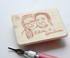 Pearls to Pigeons - Timbri con ritratto di coppia