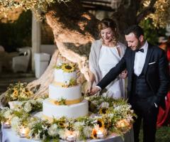 Attimi autentici - Il taglio della torta nuziale