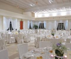 Villa Ciccorosella - Sala allestita per il ricevimento di matrimonio