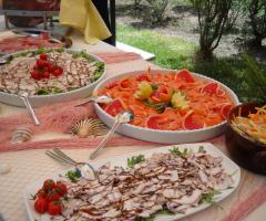 Dettaglio pietanze prelibate del Podere La Branda