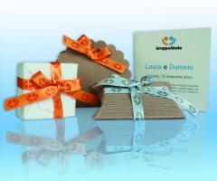 Scatolina portaconfetti con biglietto - Associazione Gruppo Abele Onlus