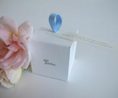 Bomboniere solidali Telethon - Scatolina azzurra