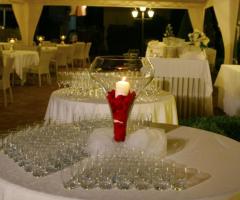 Villa Posillipo - Mise en place per il cocktail di nozze