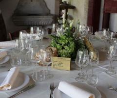 Mise en place per le nozze