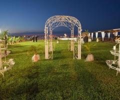 Giardino del ristorante per matrimoni il Faraone