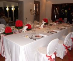 Tavolo per il ricevimento di matrimonio