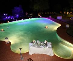 Ricevimento di matrimonio a bordo piscina - Montecatini Golf Club