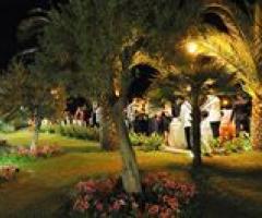 Ricevimento di matrimonio in giardino