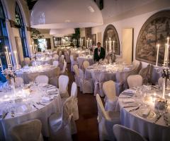 Villa Tacchi di Quinto - I particolari della sala del ricevimento