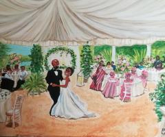 Caricature Charlotte - Ritratti e caricature dal vivo per matrimoni a Verona