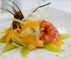 Particolare del buffet degli antipasti di nozze