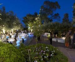 Veduta del giardino di Villa Costanza