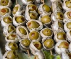 Antipasti del buffet di matrimonio