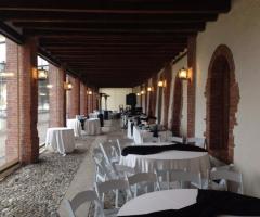 Villa San Biagio - I tavoli sulla terrazza