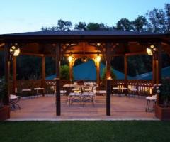 Gazebo per il buffet di matrimonio