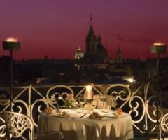 Roof Garden per il matrimonio al tramonto