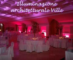 Illuminazione interni di ville per il matrimonio