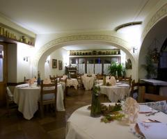 Interno della trattoria a Gorizia