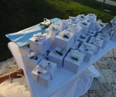 Confezionamento bomboniere La Rosa Blu