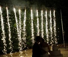 Fuochi d'artificio per il matrimonio