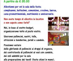 Allestiamo la tua festa - Cartoleria Mafalda