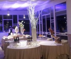 Allestimento lounge per il matrimonio