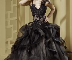 Abito da sposa nero - Occhionero Sposa