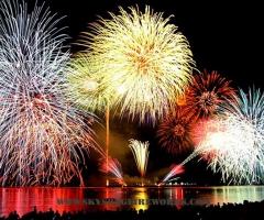 Fuochi d'artificio per il matrimonio