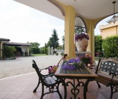 Portico della location di matrimonio