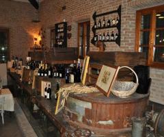 Gli interni rustici e romantici dell'agriturismo