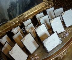 Tableau fatto a mano con cornici e conchiglie