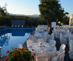 Ricevimento a bordo piscina