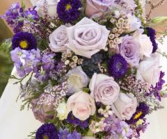 Bouquet cascate viola