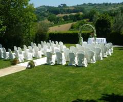 celebrazione del rito in giardino