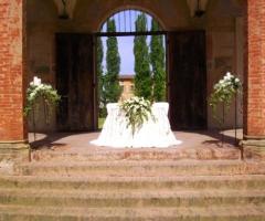 Allestimento della cerimonia il matrimonio