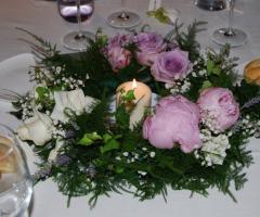 Centrotavola di fiori freschi