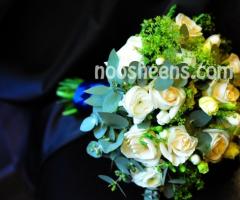 Bouquet turchese per la sposa