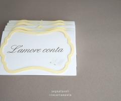 Incartamente - Segnatavoli